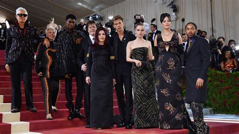 The Cast of Elvis Wore Coordinating Prada to the Met Gala 2022